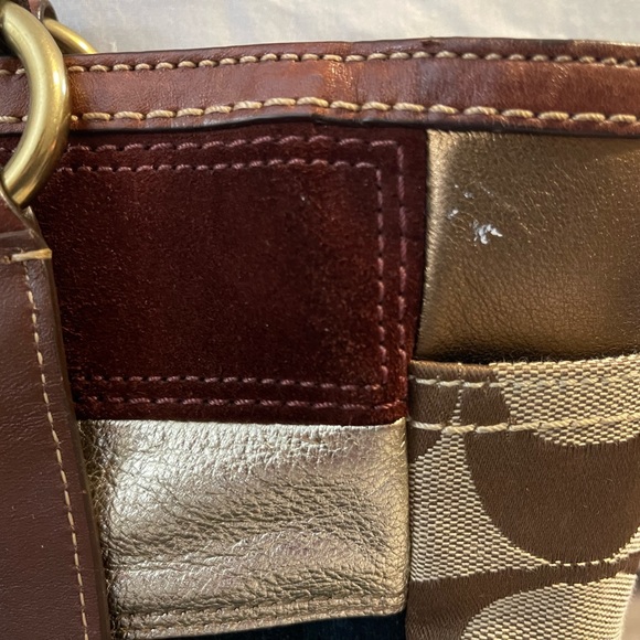 Coach Limited Edition Holiday Patchwork Tote - Picture 8 of 9